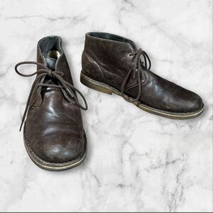 UGG Leighton‎ Chukka Boot 3275 Leather Shoes Chocolate Brown Men Sz 10.5
